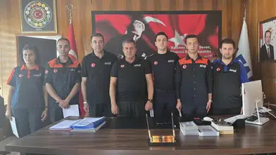 AFAD Amasya’da Özverili Personele Başarı Belgesi