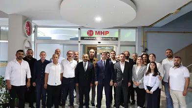 Amasya Valisi Bakan’dan MHP'ye Ziyaret