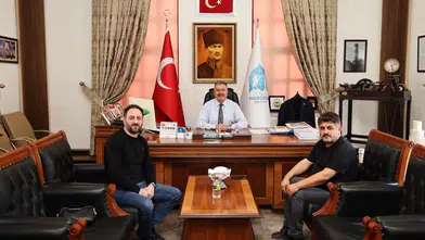 Başkan Kargı’nın Makamında Ziyaretçi Yoğunluğu