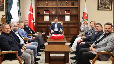 Amasya Valiliğinde Ziyaret Trafiği