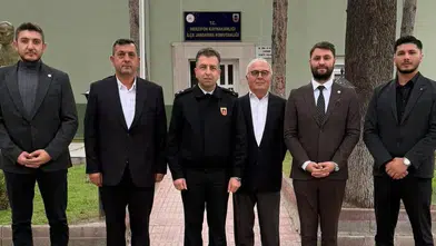 Yeni Parti Merzifon Yönetiminden Jandarma Komutanlığına Ziyaret