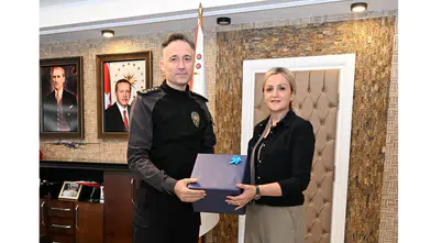 Amasya Emniyetinde Veda Ziyareti!