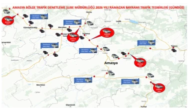 Amasya’da Bayram Trafiği İçin Sıkı Denetim
