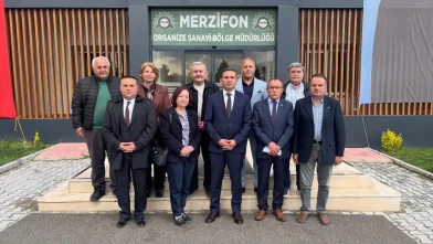 Merzifon CHP Heyeti OSB’de