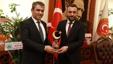 Başkan Uzun'dan Başkan Demirelli’ye Hayırlı Olsun Ziyareti