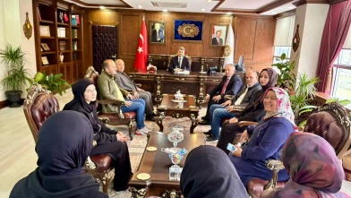 Amasya Müftüsü Yavuz Misafirlerini Ağırladı