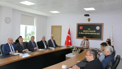 Amasya’da Eğitim Masaya Yatırıldı