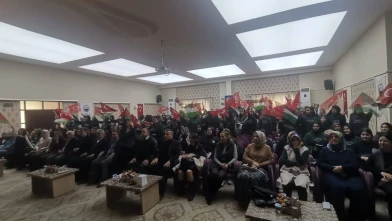 Merzifon'da Filistin Teması Salonu Ayağa Kaldırdı