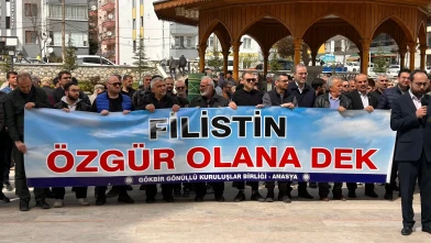 Amasya’da Filistin İçin Tek Yürek