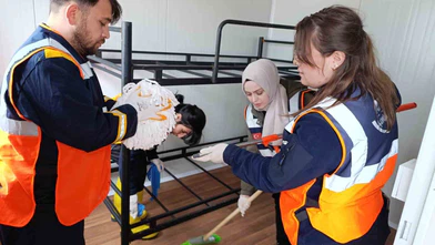 Sungurlu’daki Afetzedeler İçin Yaşam Konteynerleri Kuruldu