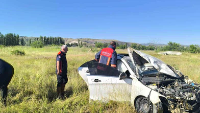 Çorum’da otomobil şarampole devrildi: 1 ölü