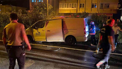 Seyir Halindeki Otomobil Alevlere Teslim Oldu