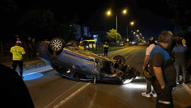 Takla Atan Otomobilden Mucize Kurtuluş!