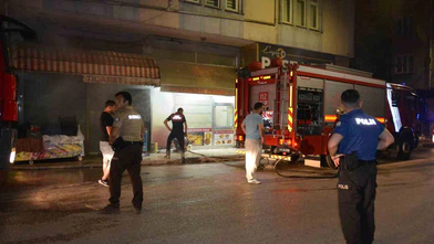 Fırında Duman Paniği! Yanan Fındık Kabuğu Çuvalı Korkuttu