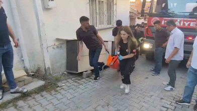 Evde Çıkan Yangında Ağır Yaralandı! Patlayan Tüp Ekipleri Harekete Geçirdi