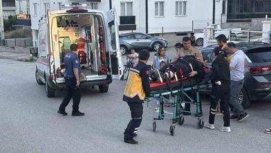 Üç Tekerlekli Motosiklet Kazası! Sürücü Hastaneye Kaldırıldı