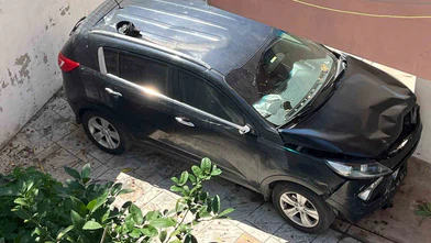 Otomobil Apartman Boşluğuna Uçtu!