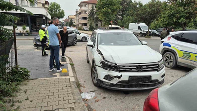 İki Otomobil Çarpıştı: 1 Yaralı