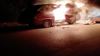 Seyir Halindeki Minibüs Alev Topuna Döndü!