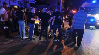 Elektrikli bisiklet ile motosiklet çarpıştı: 1 ağır yaralı
