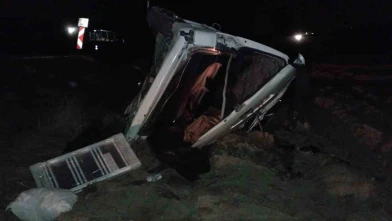 Minibüs devrildi: 1 yaralı