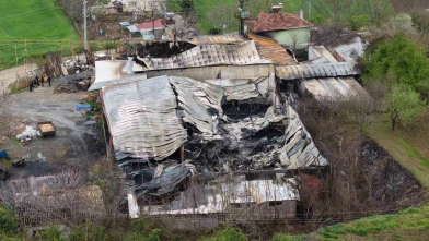 Muz Deposunda Meydana Gelen Yangın'ın Zararları Gün Işığında Belirginleşti
