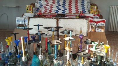 141 BİN MAKARON ELE GEÇİRİLDİ