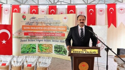 17 BİN KG SOYA TOHUMU DAĞITILDI