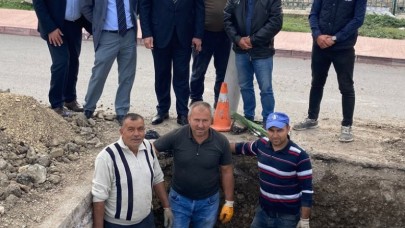 18 KUYUDAN KENTE SU VERİLİYOR