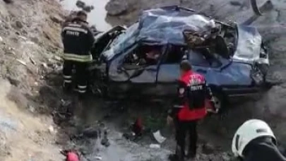 Amasya'da Otomobil Sulama Kanalına Uçtu, Anne ve Oğlu Öldü Kızı Yaralı