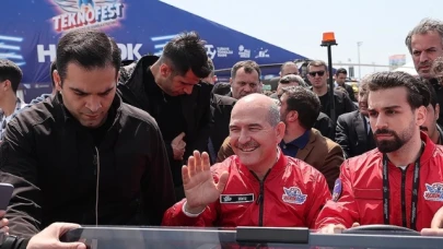 Bakan Soylu, TEKNOFEST'i ziyaret etti