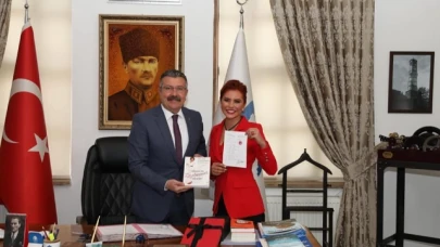 FUAR ÖNCESİ BELEDİYE’Yİ ZİYARET ETTİ