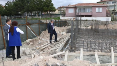 GÖYNÜCEK'TE ANAOKULU İNŞAATI DEVAM EDİYOR