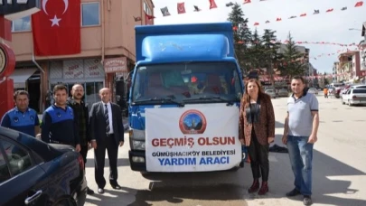 GÜMÜŞHACIKÖY BELEDİYESİ’DEN BÖLGEYE DESTEKLER DEVAM EDİYOR