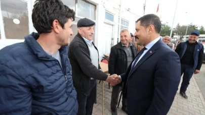 HAMAMÖZÜ’NDE ESNAF ZİYARETLERİ YAPTI