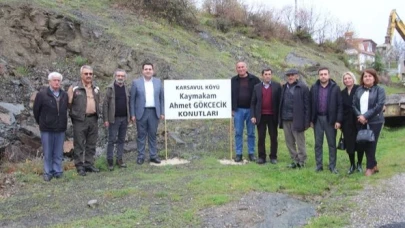 "KAYMAKAM AHMET GÖKCECİK KONUTLARI" İÇİN ÇALIŞMALAR BAŞLADI