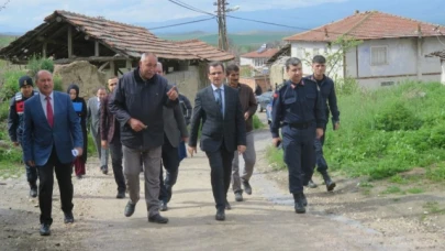 KÖY SAKİNLERİNDEN TALEPLERİNİ DİNLEDİ