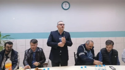 MADEN EMEKÇİLERİNİ ZİYARET ETTİLER