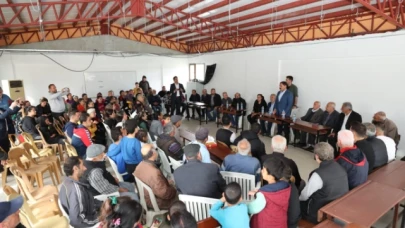 MASATLI, GÜMÜŞGÖZE HALKI İLE BAYRAMLAŞTI