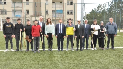 MASATLI, OKÇULARIN ÇALIŞMALARINI İZLEDİ