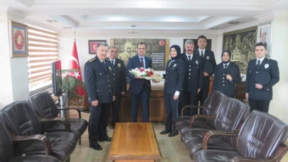 POLİS TEŞKİLATI’NDAN GÜLDOĞAN’A ZİYARET
