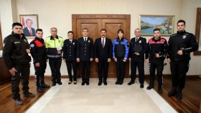 POLİS TEŞKİLATI, VALİ MASATLI’YI ZİYARET ETTİ