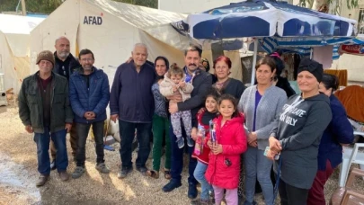 VALİ MASATLI, DEPREM BÖLGESİNDEN DÖNDÜ