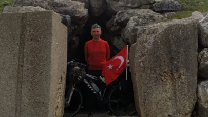 7 GÜNDE 450 KM PEDAL ÇEVİRDİ