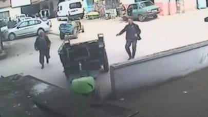 Amasya'da el freni çekilmeden bırakılan "pat pat" bahçe duvarına çarptı