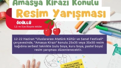 'Amasya  Kirazı' Konulu Resim Yarışması Düzenlenecek!