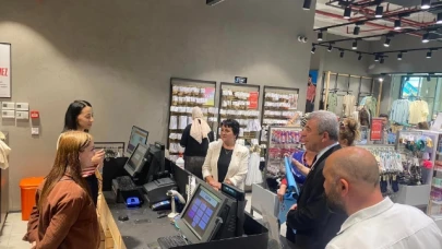 Ateş'den Esnaf Ziyareti