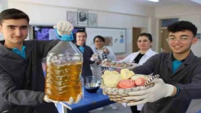  Öğrenciler, Atık Yağlardan Sabun Üretti