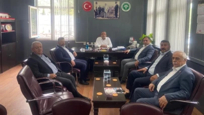 BAŞKANLARDAN SAATÇİ'YE TOPLU ZİYARET