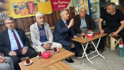 ÇELİK, ESNAFLARI ZİYARET ETTİ